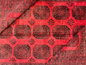 Art hand Auction Alfombra tribal★Lifetime★Gran alfombra turcomana de 272 x 189 cm fabricada en Afganistán, hecho a mano, tejidas a mano, alfombra natural 02ATMRB240530001E, muebles, interior, alfombra, Alfombras, estera, Alfombras en general