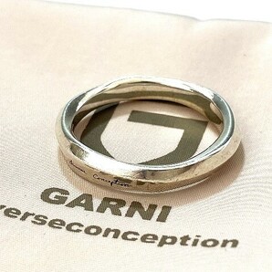 1円～ 中古 GARNI&Co. ガルニ ウェーブリング 約18号 SV925刻印 シルバー 服飾小物 アクセサリー メンズの画像1