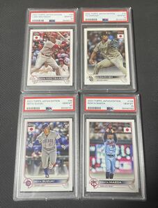 2022 Topps Japan Edition ラーズ・ヌードバー ダルビッシュ有 鈴木誠也 前田健太 Lars NootBaar Yu Darvish Seiya Suzuki psa10 4枚セット