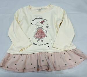 ★5203*激安sale!!新品 こども服/ベビー服 　長袖Tシャツsize80　1枚★RuaVa