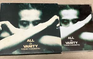 帯付　ALL IS VANITY(1994年盤)/角松敏生　スリーブ付