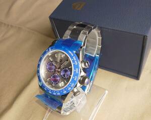パガーニデザイン2024 メンズクォーツ腕時計 クロノグラフ SEIKO VK63