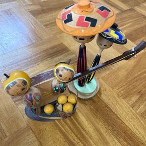 こけし まとめ売り ①三味線こけし ②ラテン系こけし
