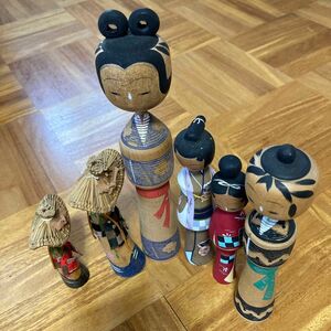 こけしまとめ売り　6体セット 伝統こけし 郷土玩具 日本人形