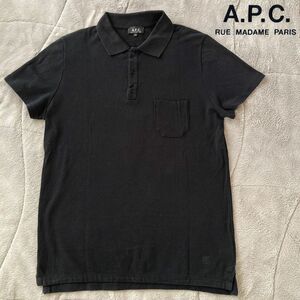 希少ギリシャ製 A.P.C. アーペーセー　3ボタン　鹿子ポロシャツ　Y2K