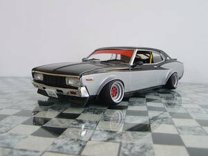 **1/24 final product C130 Laurel old car group car highway racer gla tea n lowrider fender beater .. specification **