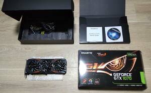 【動作品】GIGABYTE GTX 1070 VRAM 8GB