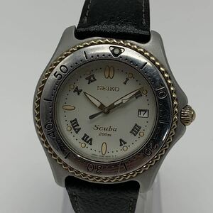 ◯【売り切り】SEIKO（セイコー）腕時計 Scuba 200m 7N35-6080 クォーツ QZ 