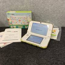 ◎【売り切り】Nintendo（任天堂）new Nintendo 3DS LL RED-001 どうぶつの森 ハッピーホームデザイナー ※初期化済み_画像1