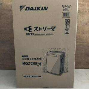 ◆【売り切り】DAIKIN ダイキン 加湿ストリーマ空気清浄機 MCK70XE8-W ※外箱開封済み、未使用の画像1