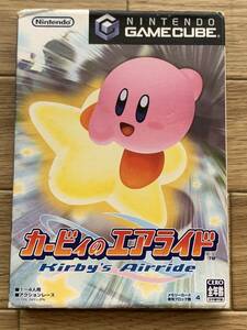  Kirby Air Ride nintendo Game Cube GAMECUBE soft box * instructions attaching /AC