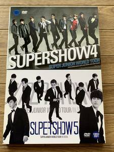 Super Junior - World Tour Super Show 4&5 2点セット　DVD4枚 + フォトブック 韓国盤/AF
