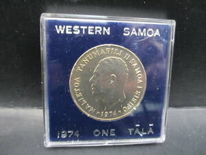 ○1974　西サモア　コイン　１ターラ○KN312