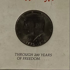 ▲ 【1円スタート】 アメリカ合衆国 米国 独立建国200年記念コインセット 1976年▲hi315の画像4