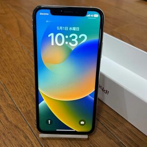 ★美品★iPhoneXS 64GB★SIMフリー★シルバー★バッテリー90%★