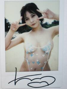 [ колесо озеро chiroru] с автографом Cheki [ площадка Cheki ]1(DVD[.... впервые .] покупка привилегия ) очень популярный bikini model san!