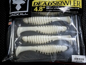 最終ストック 即決 送込 クーポンOK ジャッカル デッドスローラー 4.8 ●スーパーホワイト Jackall DEAD SLOWLER 次回生産未定 初期カラー