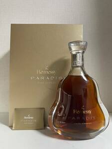 【古酒・未開栓】Hennessy Paradis ヘネシー パラディ 現行 ブランデー 700ml 40% 箱 冊子付 