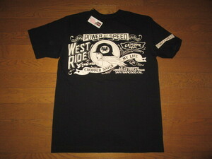 新品未使用 WEST RIDE ウエストライド WESTRIDE Tシャツ キャサリン POWER SPEED CHOPPER SAVED MY LIFE ロゴ 看板 トレードマーク 38 M