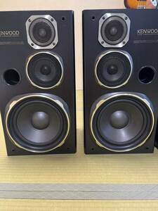 KENWOOD retro Roxy series J3 speaker pair. tweeter, speaker terminal improvement. sound out verification did . Junk ..