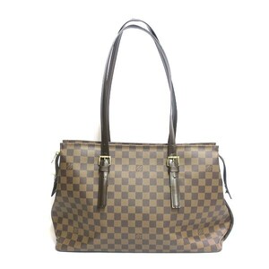 LOUIS VUITTON ルイヴィトン N51119 チェルシー ダミエ ショルダーバッグ トートバッグ【代引き不可】中古品 used AB