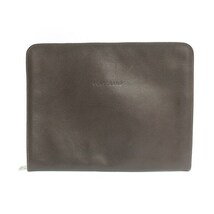 LONGCHAMP　ロンシャン　ブラウンレザー　PCケース　タブレットケース　中古品 used AB_画像1