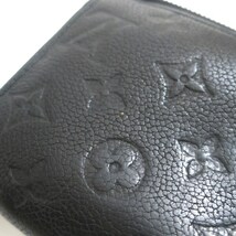 LOUIS VUITTON ルイヴィトン M93435 ポルトフォイユ・スクレット・ロン モノグラム・アンプラント 長財布 中古品 used B_画像8