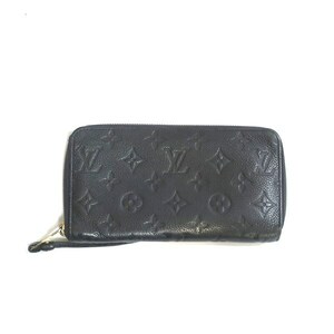 LOUIS VUITTON ルイヴィトン M93435 ポルトフォイユ・スクレット・ロン モノグラム・アンプラント 長財布 中古品 used B