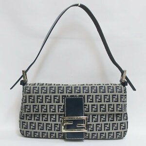 FENDI　フェンディ　2355　26424　0018　ズッキーノ　マンマバケット　ハンドバッグ【送料無料】中古品 used AB