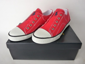 *POLO RALPH LAUREN Polo Ralph Lauren sneakers 23.5cm red not yet arrived for new goods *