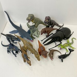 【中古】ジュラシック・ワールド マテル スーパーアクション ほえる！ 他 プライズ 恐竜 動物 昆虫 フィギュア ソフビ まとめ【同梱不可】