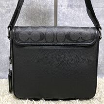 1円〜 極美品 コーチ COACH ハドソン ショルダーバッグ カメラバック レザー PVC シグネチャー メンズ クロスボディ メンズ レディース_画像4