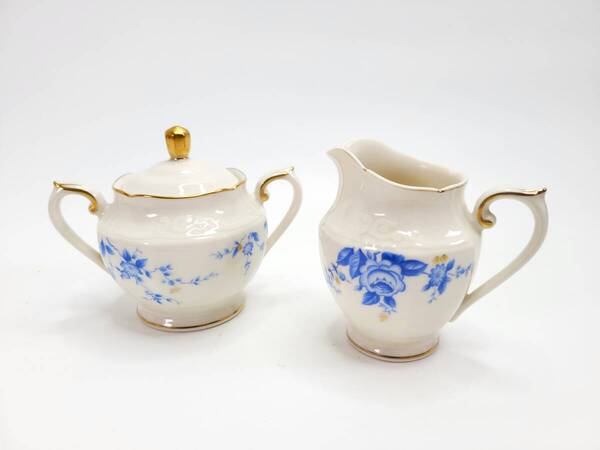 【長期保管品】ノリタケ アイボリーチャイナ ミルクピッチャー シュガーポット オールドノリタケ noritake レトロ ビンテージ