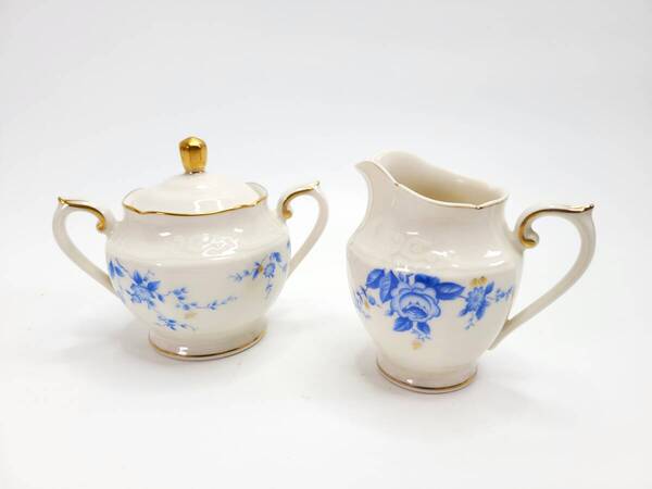 【長期保管品】ノリタケ　アイボリーチャイナ ミルクピッチャー　シュガーポット　オールドノリタケ　noritake レトロ　ビンテージ