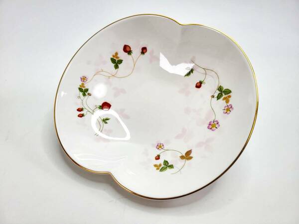 【送料無料・長期保管品】WEDGWOOD ウェッジウッド ワイルド ストロベリー マリアージュボール S (ピンク)