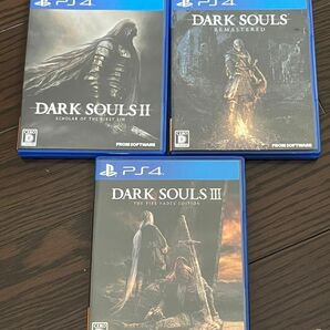 【3本セット】【PS4】 ダークソウル、DARK SOULS II SCHOLAR 、dark souls3