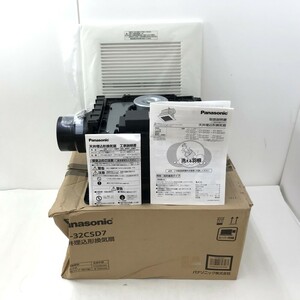 ◇【同梱不可】【140】未使用品 Panasonic パナソニック FY-32CSD7 天井埋込形換気扇 ルーバーセットタイプ 2018年製 ※箱ツブレ有