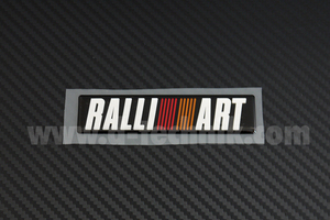 RALLI ART эмблема L размер W107mm×H26mm Mitsubishi оригинальная деталь Ralliart 