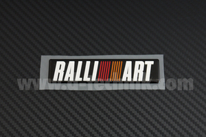 RALLI ART エンブレム Lサイズ W107mm×H26mm 三菱純正部品 ラリーアート