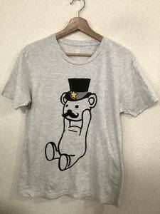 design Tshirts Store graniph グラニフ　キャラクタープリント　半袖Tシャツ　グレー　セレクト　メンズ　M