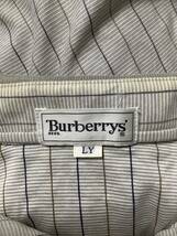 BURBERRY'S バーバリーズ　オールドバーバリー　長袖ポロシャツ　ストライプ柄　ゴルフウェア　紳士服　古着_画像3