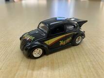 【Meguiars 1183 ブラック】1/64 Jada Toys DUB CITY VW BEETLE フォルクスワーゲン 空冷BUG Type1 OLD SKOOL 大径ホイール ルース _画像1