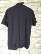 men's G773 MIZUNO ミズノ Buw League ハイネック 半袖 アンダーシャツ Tシャツ M ネイビー_画像3