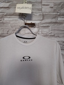 men's G885 OAKLEY オークリー ロゴ プリント 半袖Tシャツ M ライトグレー