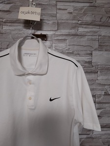men's G949 NIKE GOLF ナイキ ゴルフ 半袖ポロシャツ XL ホワイト 