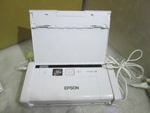 「DE01/E6125-1」★EPSON A4モバイルインクジェットプリンター PX-S05W Model:B581A ホワイト　AC アダプター＆USB付き ★_画像3