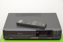 ♪♪Victor ビクター VHS ビデオデッキ HR-D60 リモコン付き 動作確認済み レア品！！♪♪_画像1