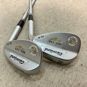 Cleveland　クリーブランド　ウェッジ　2本セット　REG.588　PRECISION FORGED　52/8　58/12　TrueTemper　WedgeFLEX