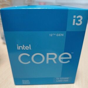 Intel　CPU i3-12100F