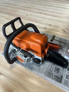 STIHL スチール エンジンチェーンソー MS170C-E ガイドバー35cm 農機具 